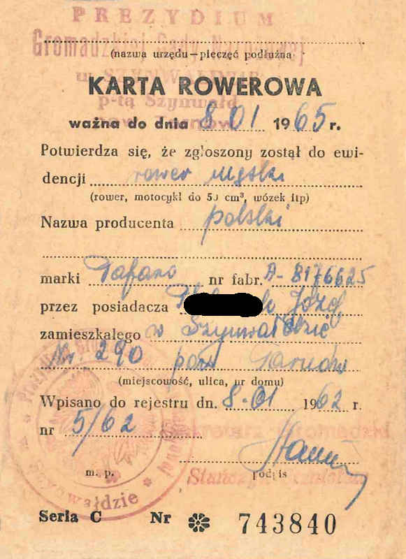 Karta rowerowa