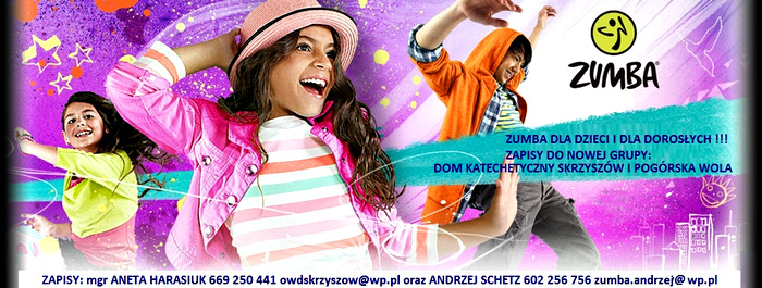 ZUMBA – dla dzieci i dorosłych