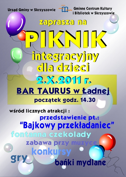 Piknik integracyjny dla dzieci